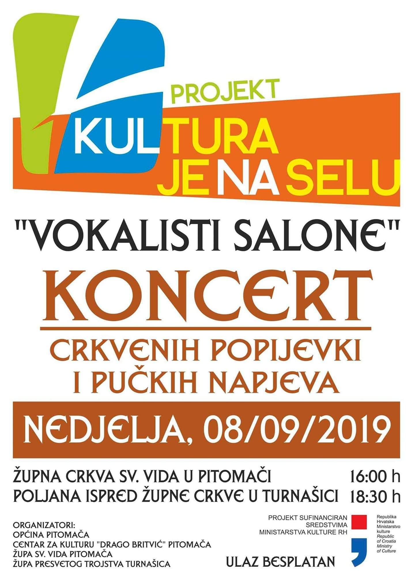 Plakat Kultura je na selu 2018