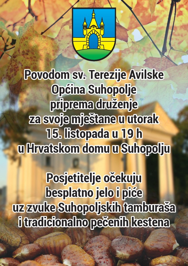 OPCINA SUHOPOLJE Plakat sv. Terezija Avliska page 001 Custom