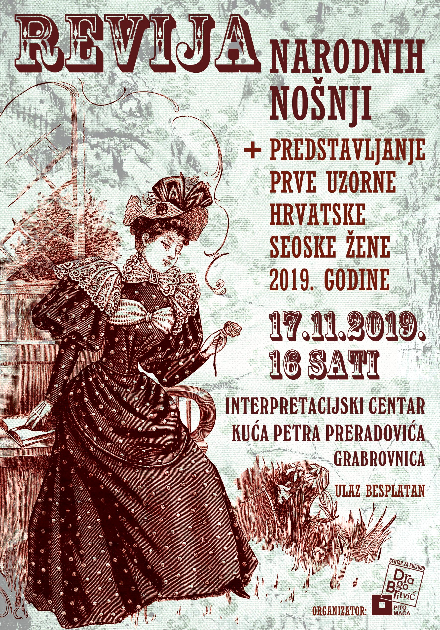 PLAKAT REVIJA NARODNIH NOŠNJI 2019