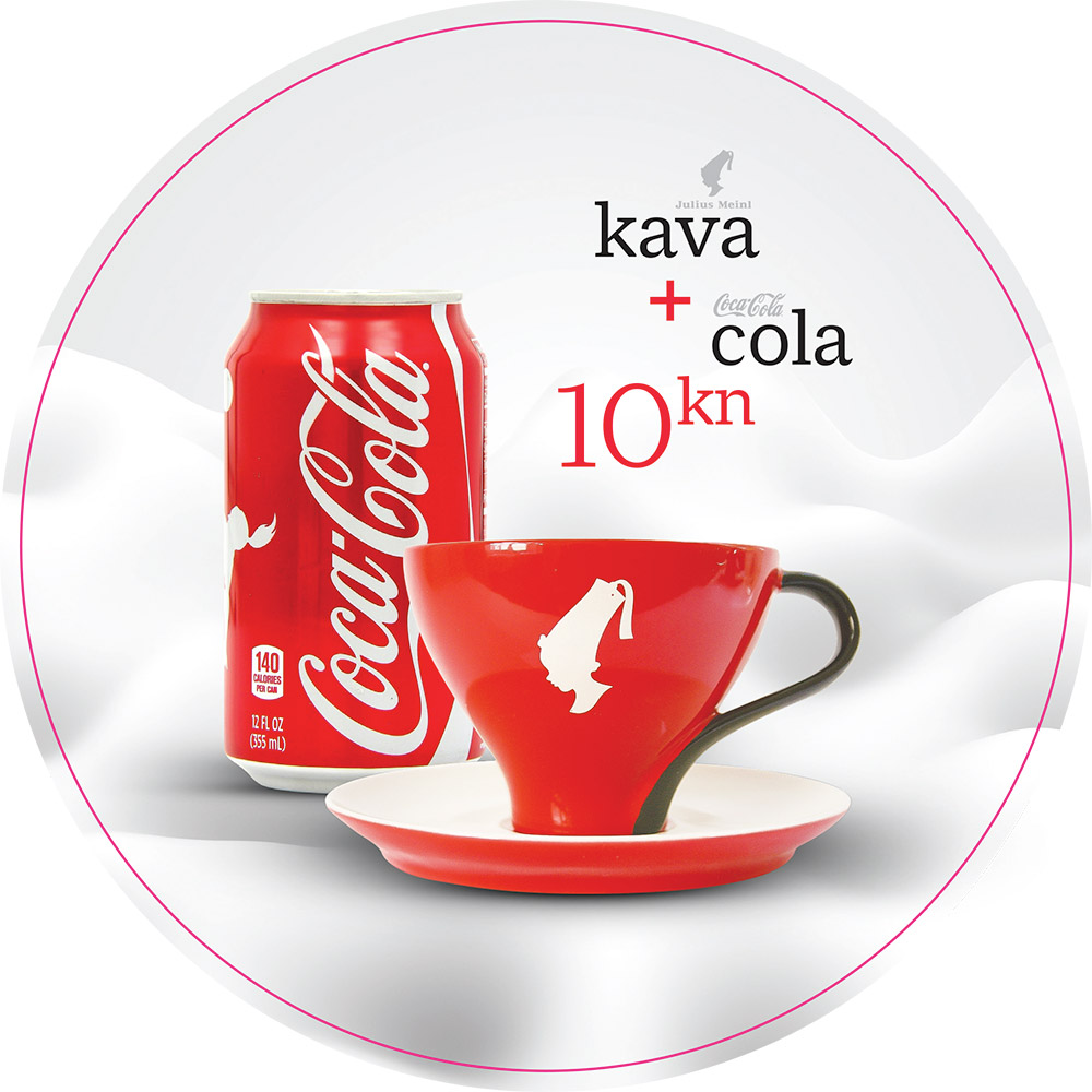 CAFFE BAR GUMENJAK Naljepnica kavacola