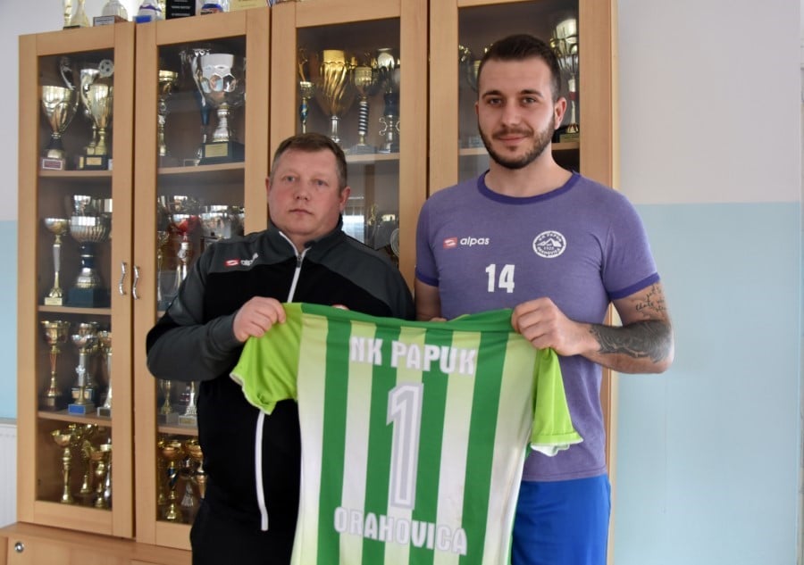 David Matokovic i sportski direktor Miroslav Jockov