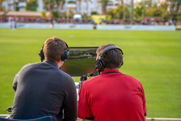 commentators football game watching match stream television radio 155027 549