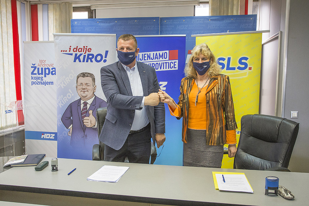 KOALICIJSKI SPORAZUM Virovitički HDZ i HSLS na predstojećim lokalnim izborima nastavljaju partnersku suradnju 8 MG 8749
