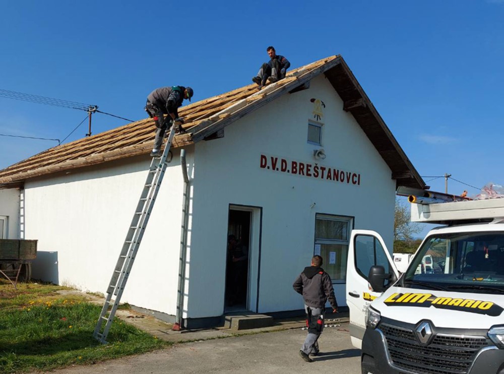 Sanacija krovista u Bretanovcima 1