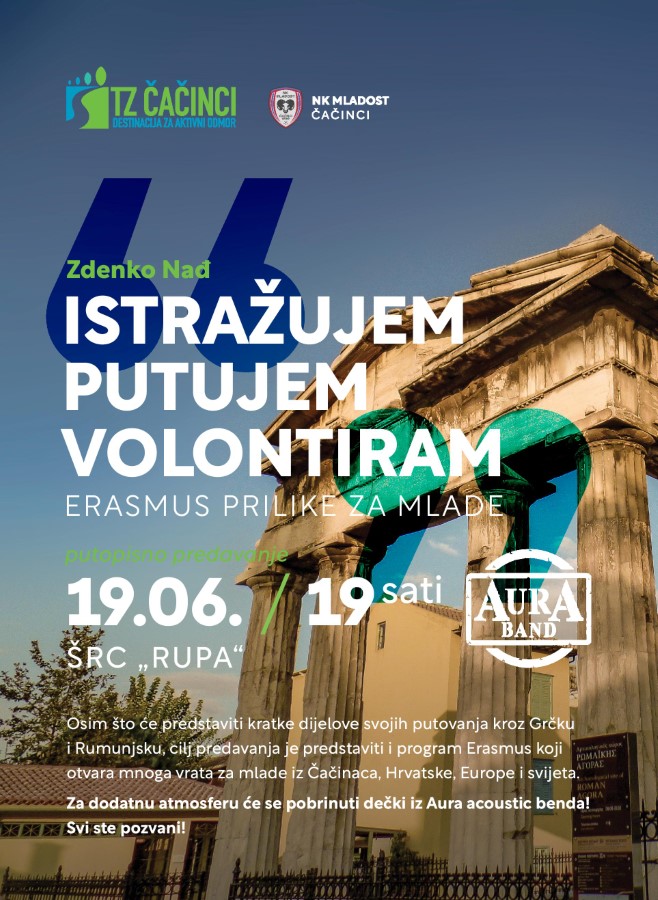TZ CACINCI Poster Erasmus prilike za mlade