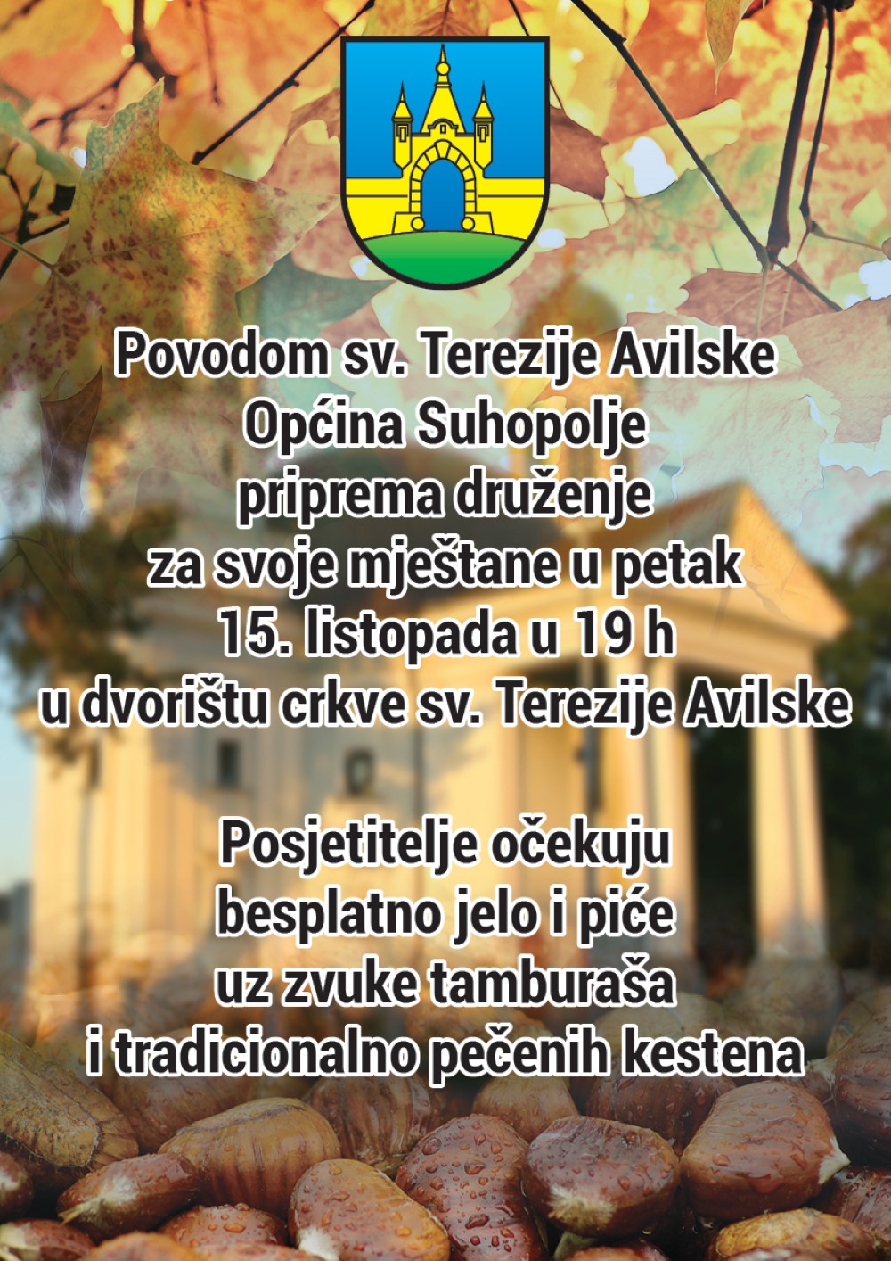 TZ SUHOPOLJE Plakat Sv Terezija Avilska