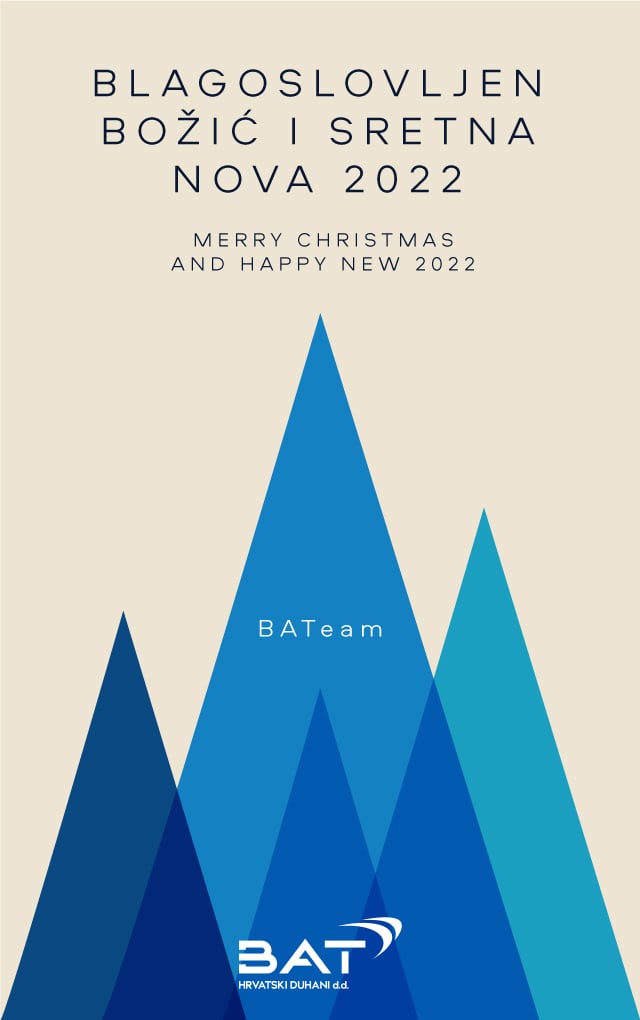 BAT Christmas and Happy New Year e card HD 2