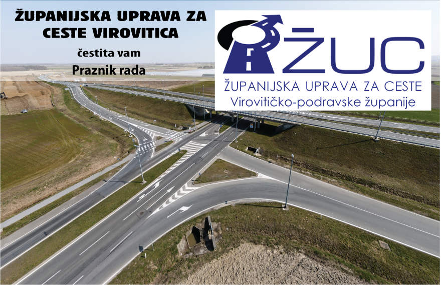 Županijska uprava za ceste Virovitica čestita vam Praznik rada 1 zuc sa slikom