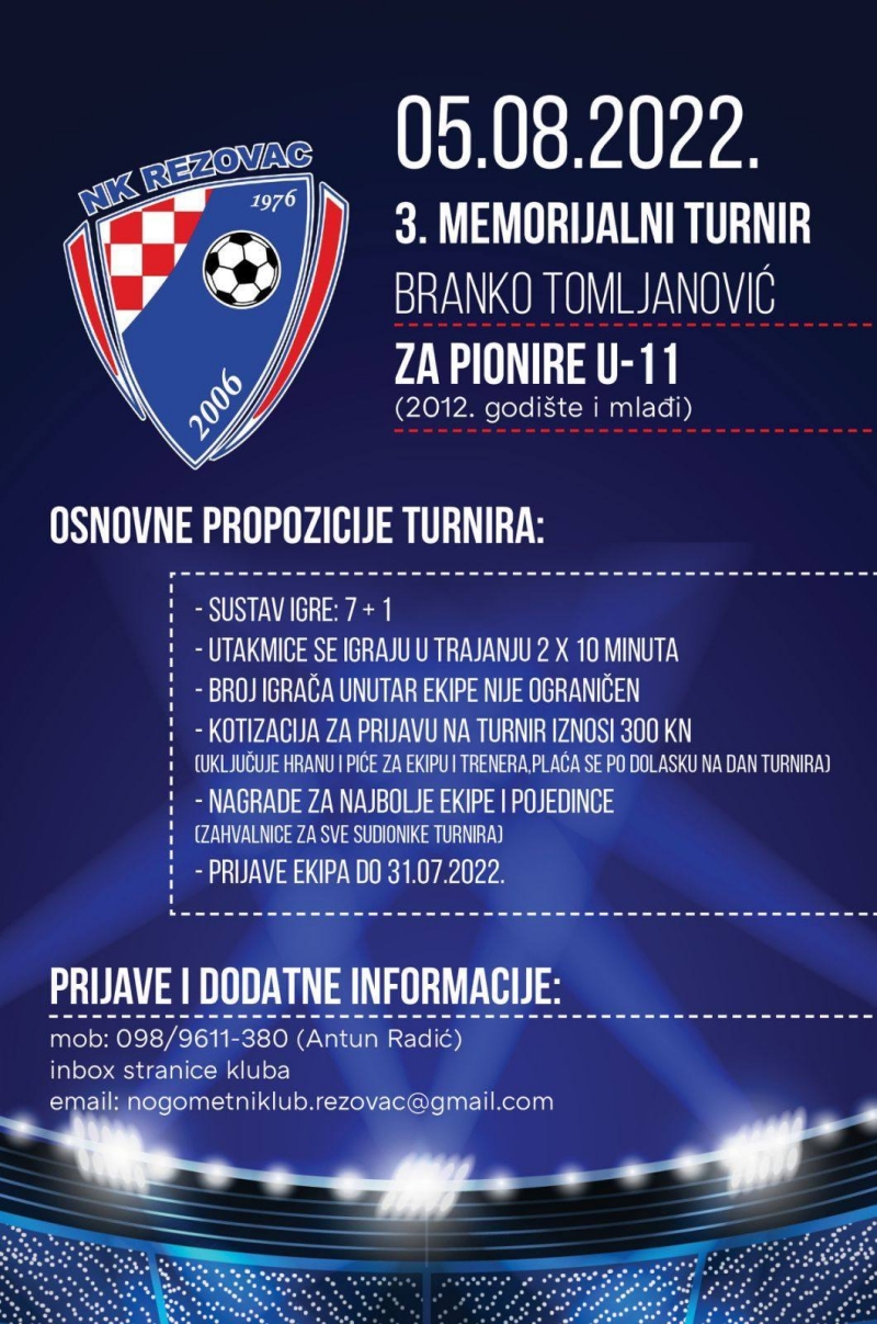 Plakat Branko Tomljanovic