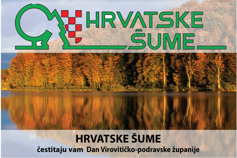 Hrvatske šume čestitaju vam Dan Virovitičko-podravske županije 1 HRV SUME