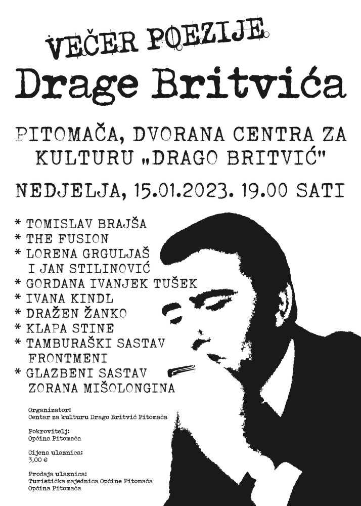 VECER POEZIJE DRAGE BRITVICA 2023 PLAKAT B2 page 0001 scaled 1