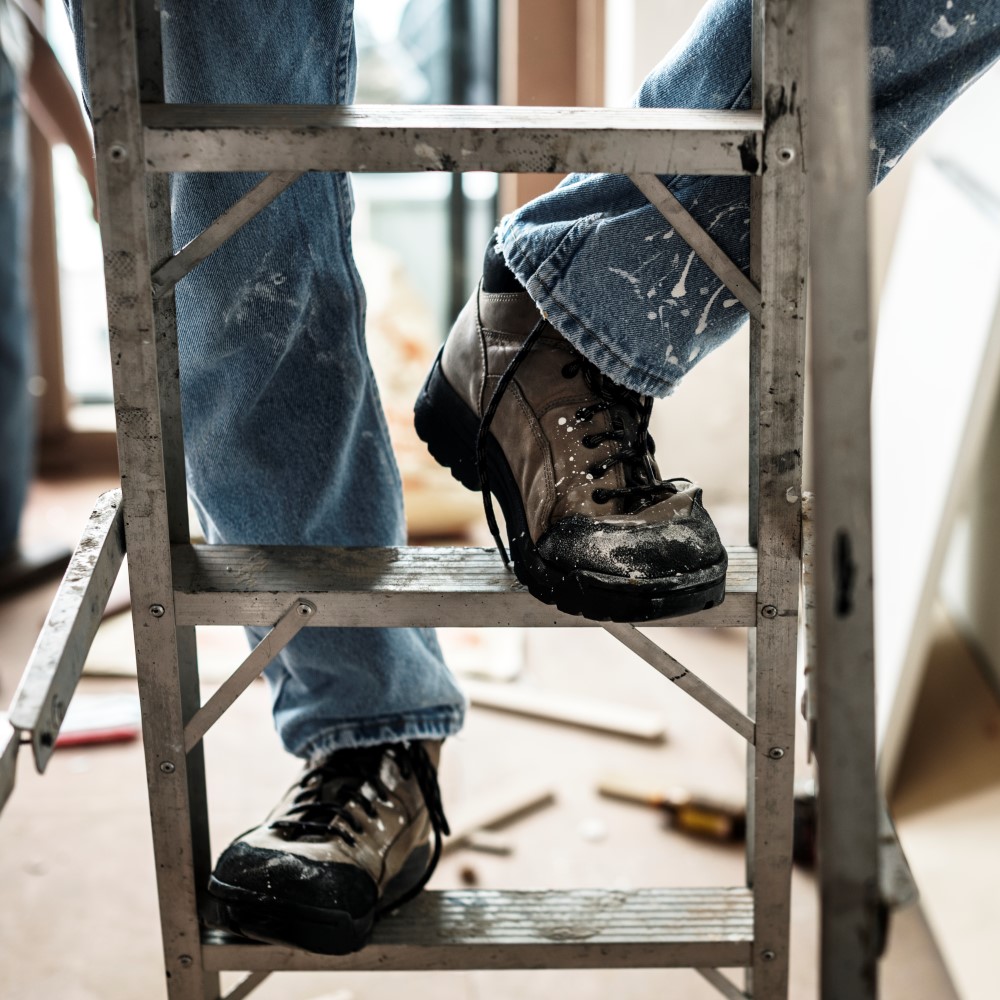 handyman working renovating build tools