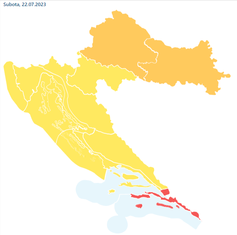 DHMZ Drzavni hidrometeoroloski zavod sutra