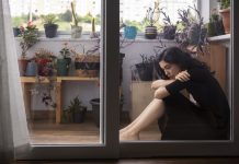 young woman dealing with anxiety