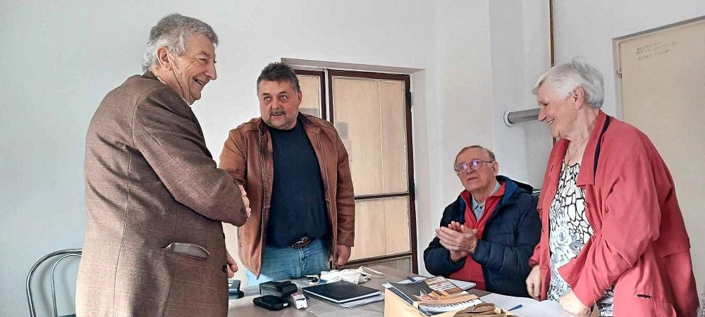 S lijeva Milan Simic Alan Grgic dopredsjednik Zeljko Hocenski i tajnica Lucija Cepek