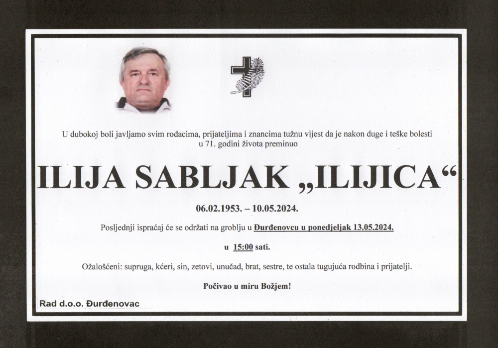 Sabljak Ilija