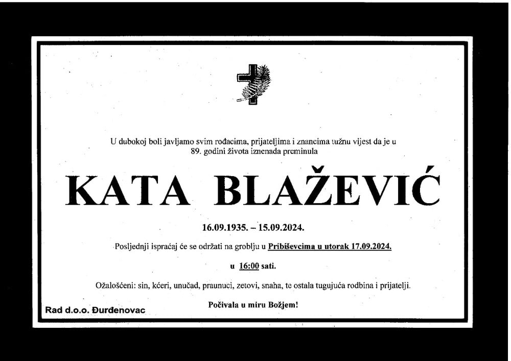 Blazevic kata