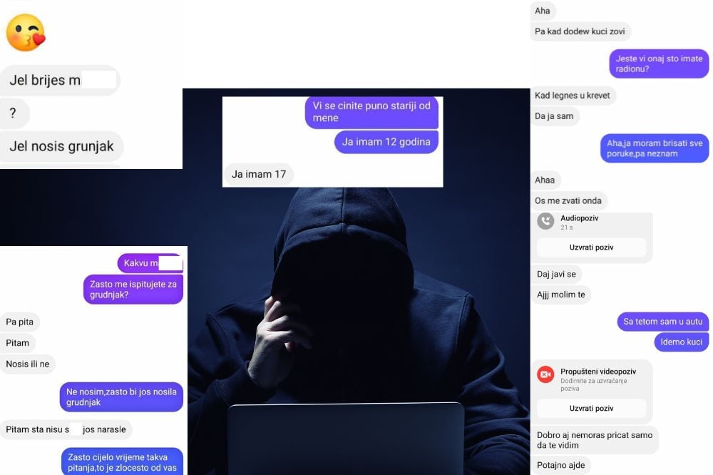 Predator se predstavljao kao mladić (17): Djevojčici (12) pisao da želi imati spolne odnose s njom, ispitivao nosi li grudnjak i brije li intimne zone 16 novi predator