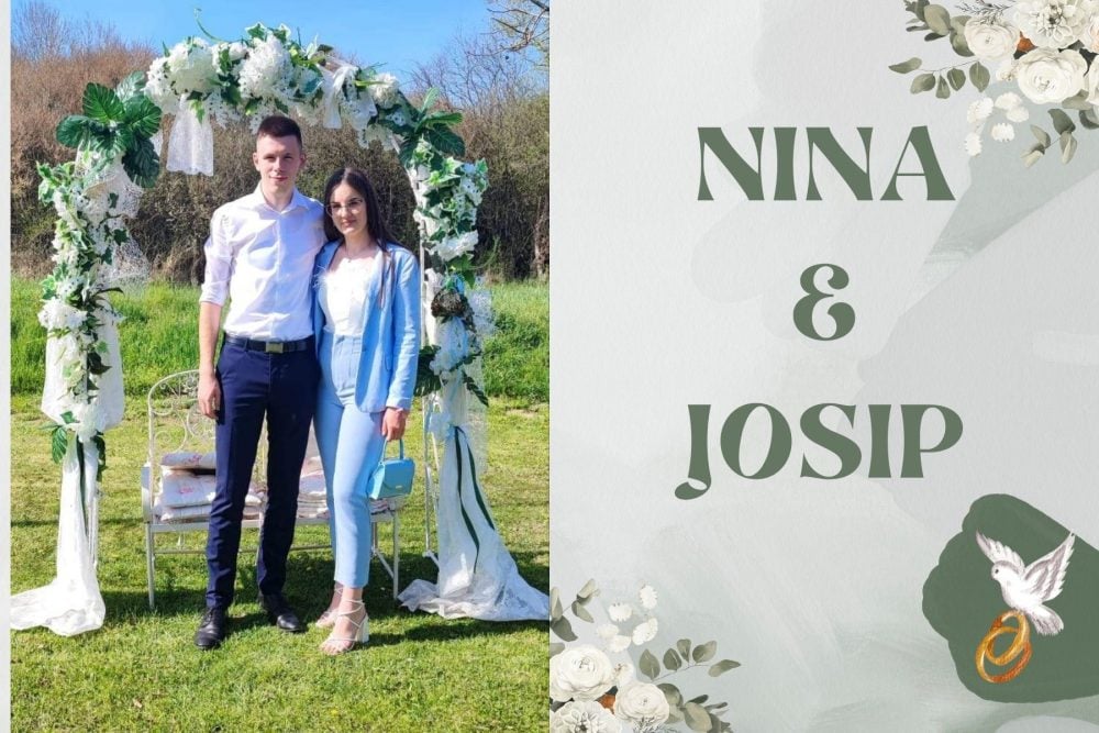 Sage Green Elegant Painted Wedding Save the Date Card e1750835261136