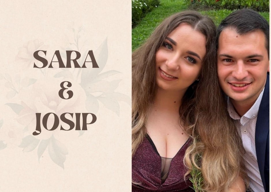 Cream Minimalist Wedding Invitation Landscape Custom