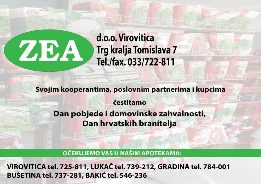 Zea d.o.o. čestita vam Dan pobjede i domovinske zahvalnosti i Dan hrvatskih branitelja 1 zea sa slikom