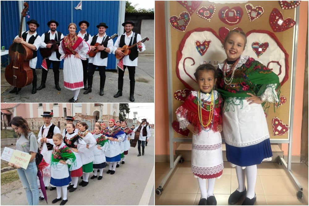 KUD "Seljačka sloga" iz Špišić Bukovice i KUD "Podravina" iz Čađavice sudjelovali na smotri folklora u Viljevu 2 Collage Fotor 1